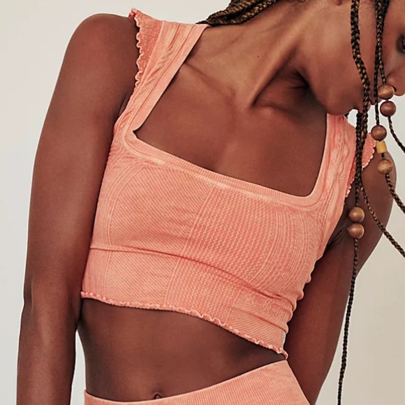 FP Movement by Free People Just Me Crop Top Orange XS - Picture 14 of 17